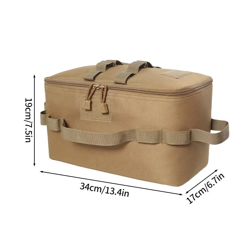 Load image into Gallery viewer, Camping Gas Tank Storage Bag Outdoor Large Capacity Ground Nail Tool Bags Picnic Cookware Utensils Organizer bags Мужская сумка
