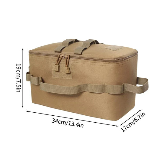 Camping Gas Tank Storage Bag Outdoor Large Capacity Ground Nail Tool Bags Picnic Cookware Utensils Organizer bags Мужская сумка