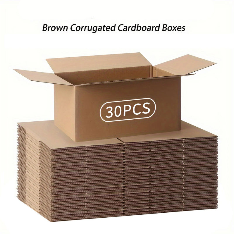 Load image into Gallery viewer, Mailing Shipping Boxes, 7.87x4.13x5.31inches, Single Wall, 32Lb/sq inch, Brown Corrugated Cardboard Mailer Box With Lids

