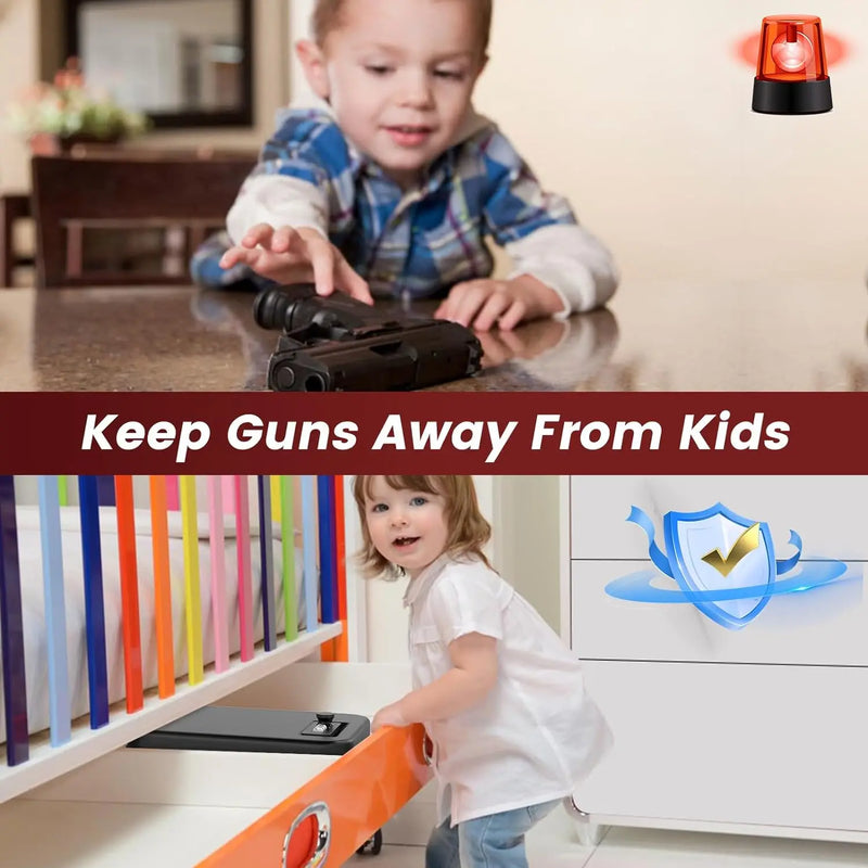 Load image into Gallery viewer, Security Safe Box Personal Safe with Steel Combination Lock and Security Cable Home Safe Anti-Theft Digital Home Gun Safe Box
