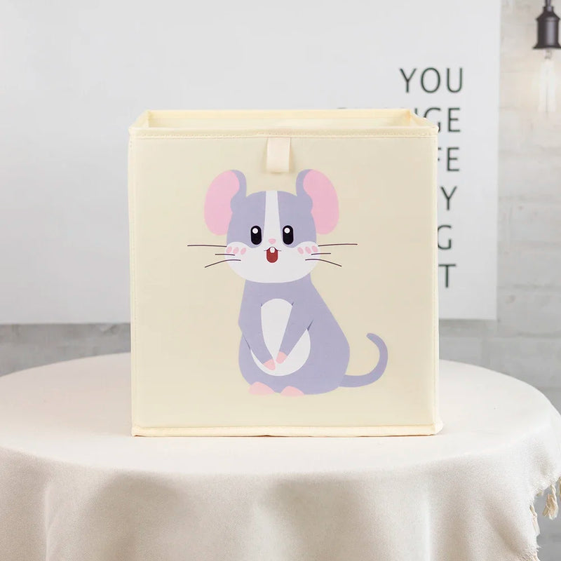 Load image into Gallery viewer, Cartoon Children's Toy Storage Boxes Foldable Oxford Household Storage Basket for Kids Nursery Bedroom Playroom Living Room
