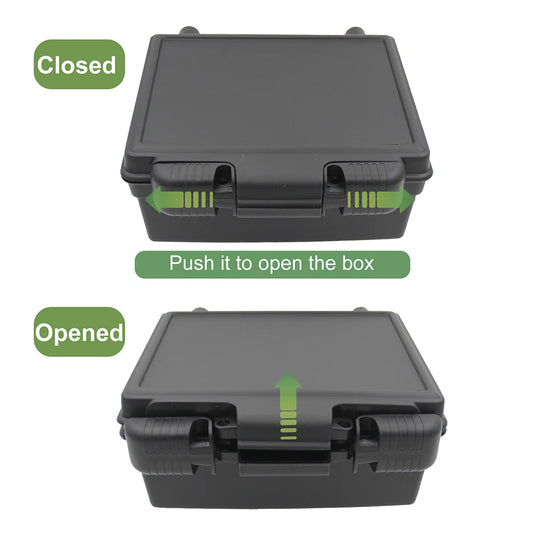 Tactical 12Ga Ammo Box 42 Rounds Bullets Case Pistol Rifle Ammunition Holder Cartridge Storage Box Case for Hunting Shooting