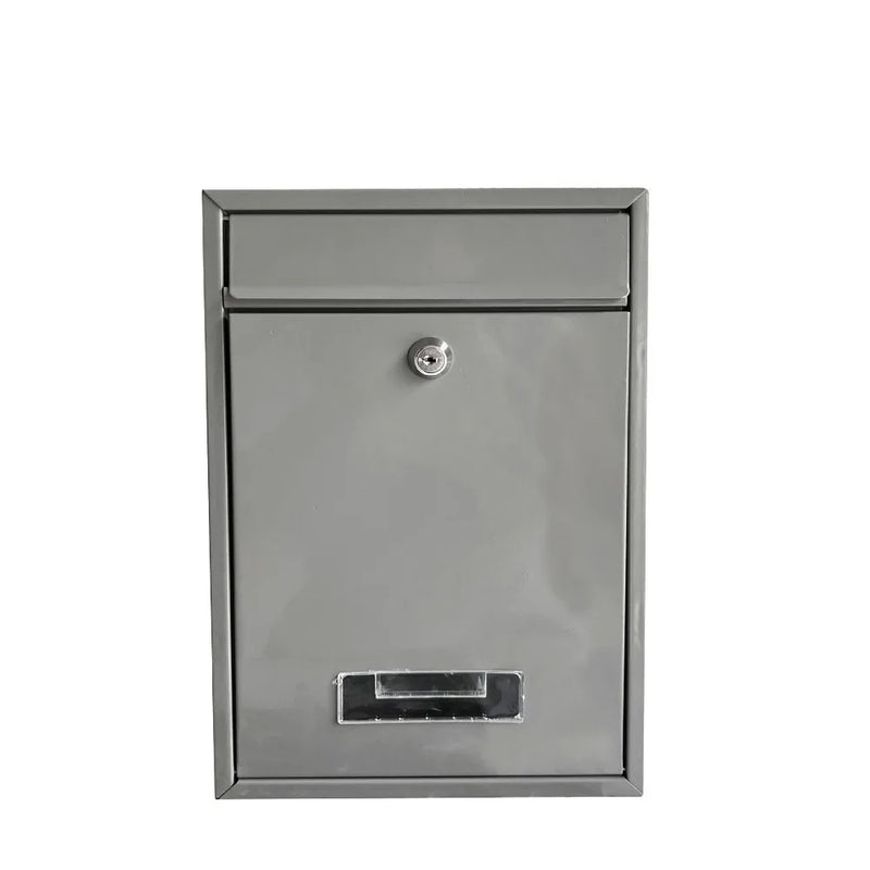 Load image into Gallery viewer, Rainproof Wall Mounted Mailbox Safe Locking with 2 Keys Tinplate Letter Boxes Clear Window Iron Large Mail Drop Box Garden
