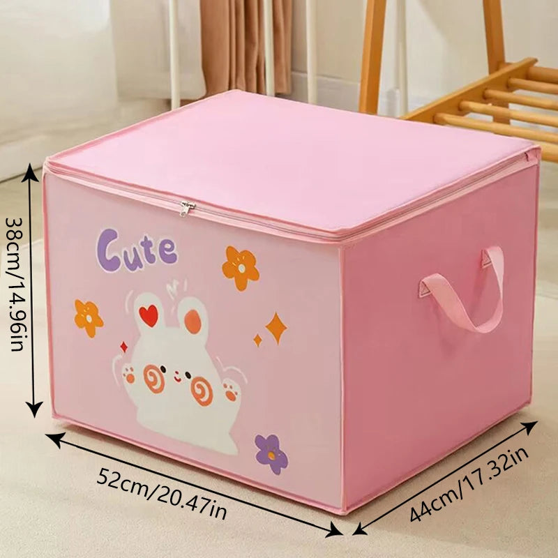 Load image into Gallery viewer, Cube Folding Toys Storage Box Kids Toys Organizer Box Felt Cloth Fabric Storage Basket For Cartoon Animal Nursery Toy Bins Home
