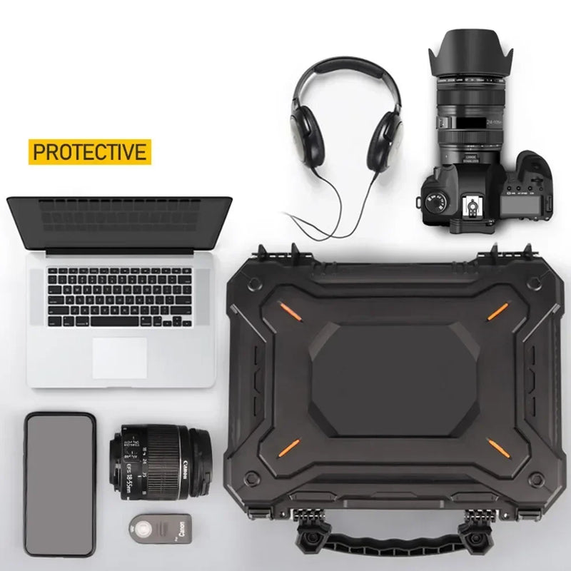 Load image into Gallery viewer, Tactical Pistol Case for GLOCK Hard Shell Box with Padded Foam Lining for Outdoor Hunting Shooting Storage Safety Lock Boxes
