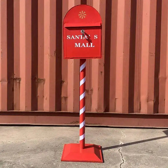 Household Industrial Style Photography Prop Mailbox Retro Christmas Mailboxes Tin Letter Box Vertical Suggestion Box Letter Box