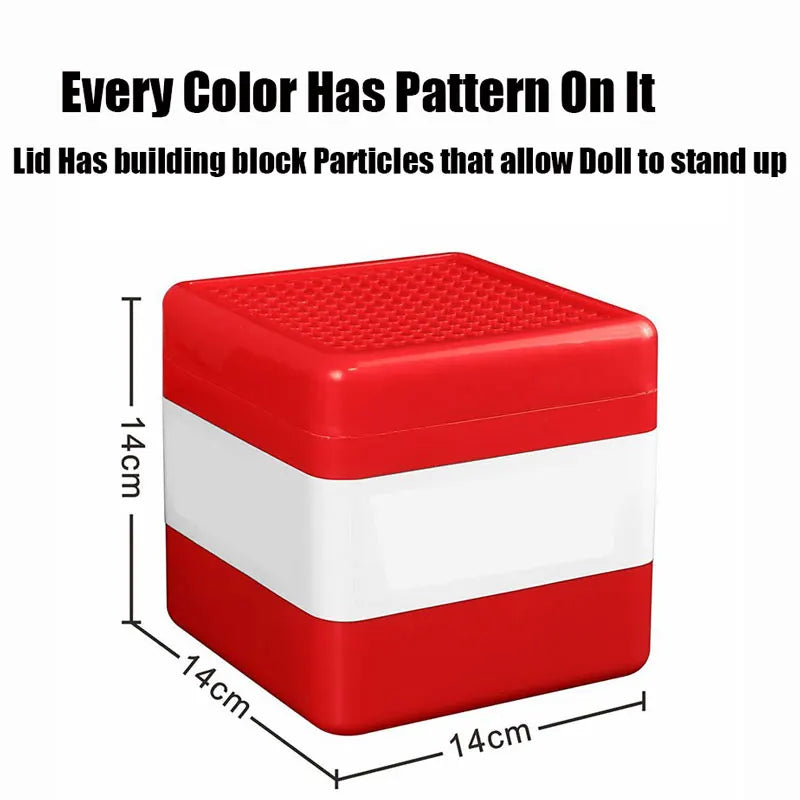 Load image into Gallery viewer, Magnetic Building Blocks Storage Box Snack Toy Blocks Storage Bucket Plastic Organizer Container DIY Assembly Toys For Kids Gift
