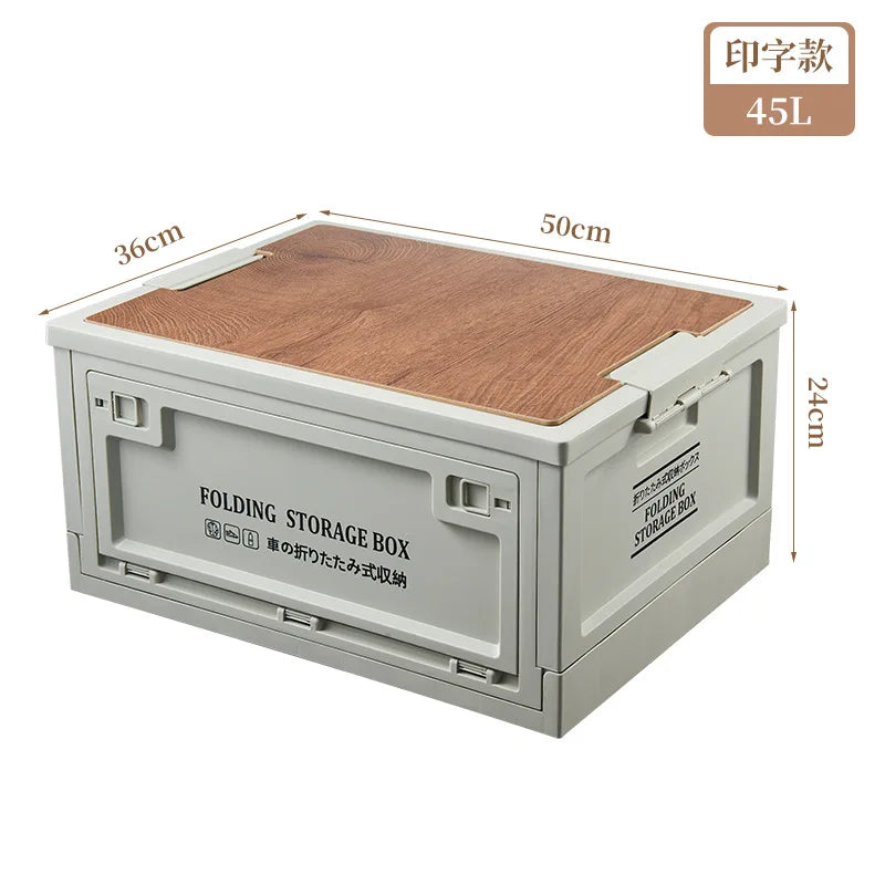 Load image into Gallery viewer, Outdoor Storage Box Side Open Foldable Storage Box Car Trunk Home Camping Box Vehicle Storage Organizer Box
