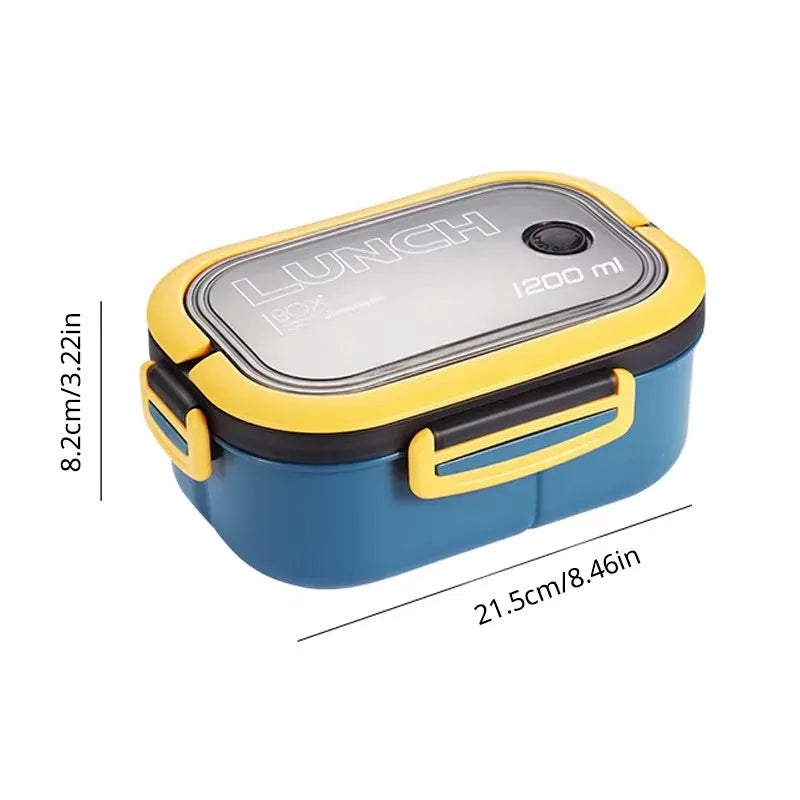 Load image into Gallery viewer, Kitchen Supplies: Single-layer, Double-layer Portable Fruit Food Box, Lunch Box with Fork Spoon and Spoon Preservation Box
