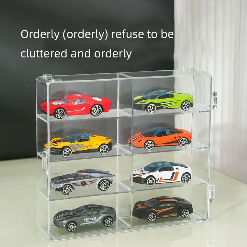 Load image into Gallery viewer, 1:64 matchbox wheel toy car display box can hold 32 toy car storage box, transparent display box
