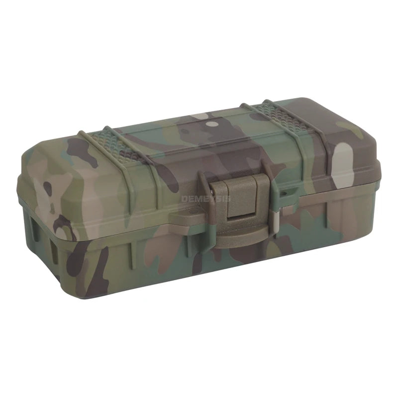 Load image into Gallery viewer, Tactical Flashlight Storage Box Dustproof with Padded Hunting Shooting Toolbox Suitcase Lockable Safety Accessories Case
