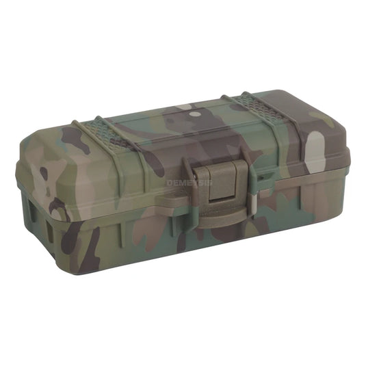 Tactical Flashlight Storage Box Dustproof with Padded Hunting Shooting Toolbox Suitcase Lockable Safety Accessories Case