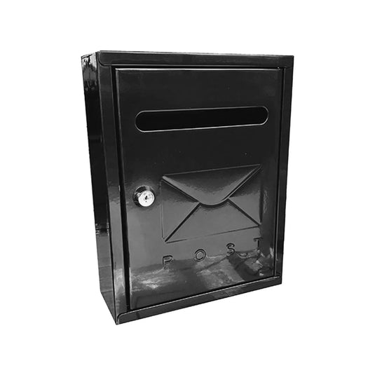 Locking Wall Mailbox Outdoor Mail Box Weatherproof Multipurpose 21.7x30x7cm for Mailings, Envelopes, Magazines Large Capacity