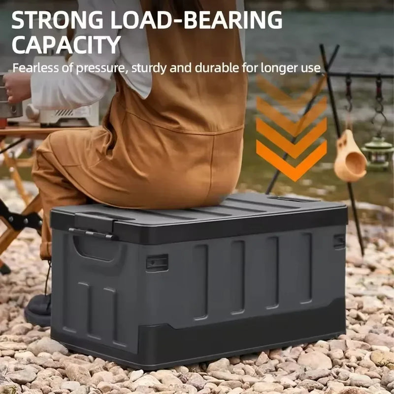 Load image into Gallery viewer, Large Camping Storage Box Portable Waterproof Container Outdoor Storage Case Durable Multi Purpose Foldable Car Trunk Organizer
