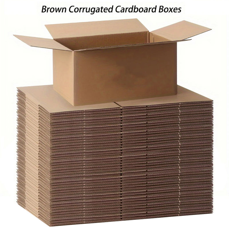 Load image into Gallery viewer, Mailing Shipping Boxes, 7.87x4.13x5.31inches, Single Wall, 32Lb/sq inch, Brown Corrugated Cardboard Mailer Box With Lids

