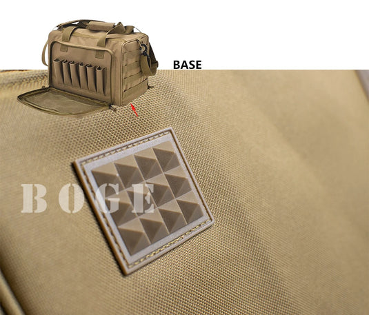 Shooting Range Bag Molle System Outdoor Hunting Accessory Nylon Tactical Gun Case Pack Pistol Tools Shoulder Bag Sniper Black