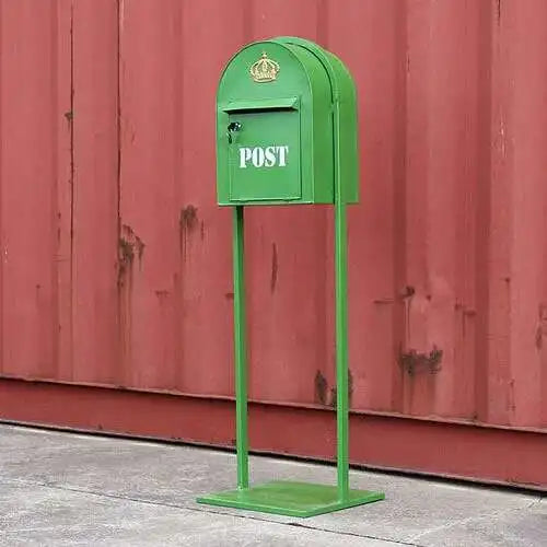 Load image into Gallery viewer, Household Industrial Style Photography Prop Mailbox Retro Christmas Mailboxes Tin Letter Box Vertical Suggestion Box Letter Box
