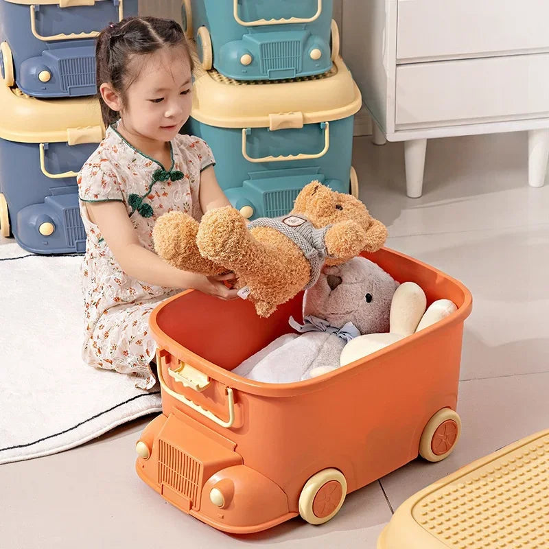 Load image into Gallery viewer, Children's Toy Organizer Building Block Storage Box Snack Organizer Large Capacity Cartoon Storage Box Clothes Storage Box

