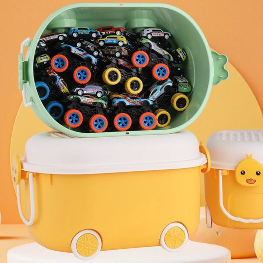 Cartoon Toy Storage Box Organizer for Child Home Snack Clothes Storage Box Large Capacity Multifunctional Plastic Storage Boxes