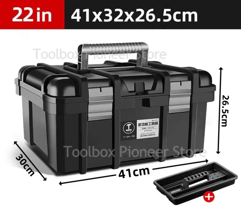 Load image into Gallery viewer, Large Tool Box Hardware Toolbox Home Multifunctional Large Capacity Maintenance Tool Storage Case Hard Case Tool bucket
