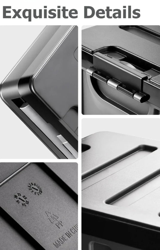 Large Camping Storage Box Portable Waterproof Container Outdoor Storage Case Durable Multi Purpose Foldable Car Trunk Organizer