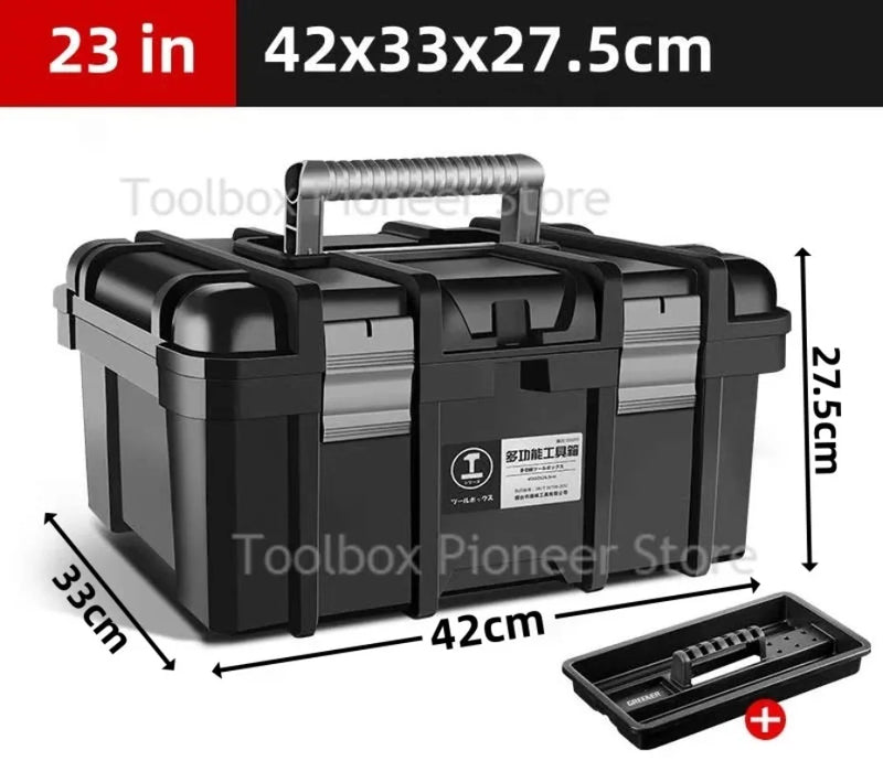Load image into Gallery viewer, Large Tool Box Hardware Toolbox Home Multifunctional Large Capacity Maintenance Tool Storage Case Hard Case Tool bucket
