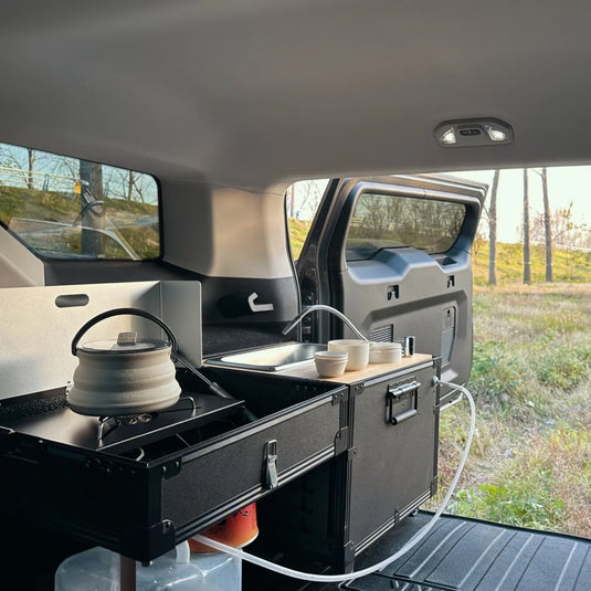 Jason Camping Customized High Quality Camping Folding Storage Box for Outdoor Picnic Compact Van Multi Functional Kitchen Box