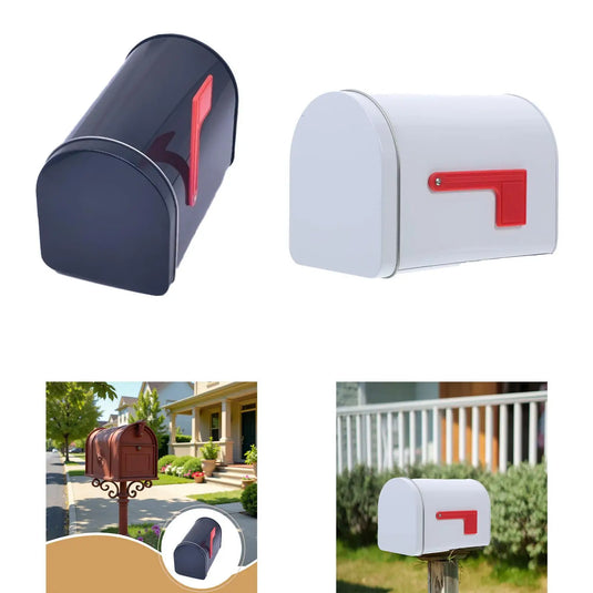 Tinplate Mailbox, Retro Style DIY Projects Decoration Mini Mailbox, for Mail House Valentine Classroom, Playhouse, Farmhouse