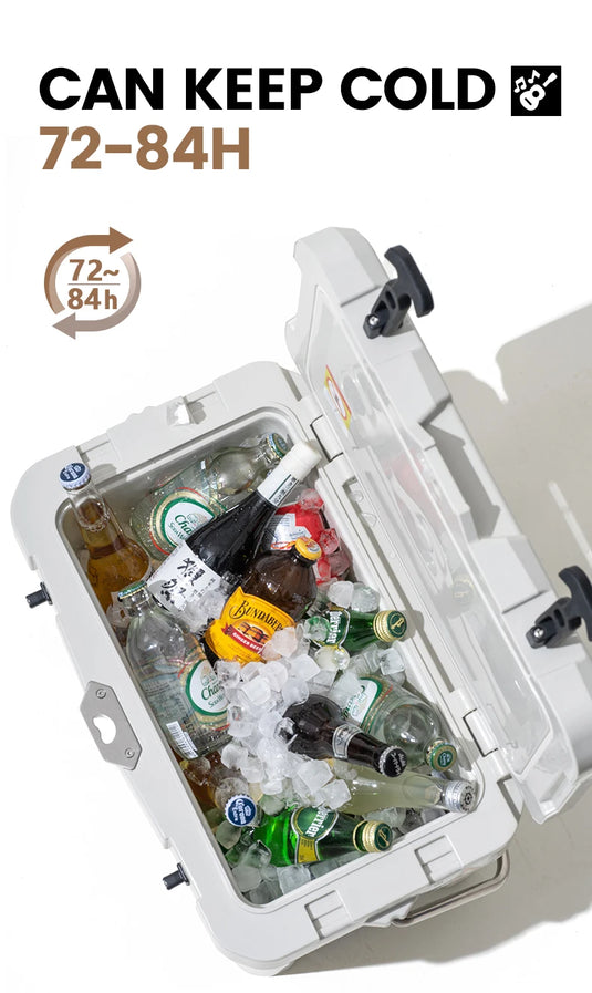 MOBI GARDEN Camping Ice Box 25L Portable Large Capacity Car Refrigerator Food Barbecue Cold Storage Outdoor