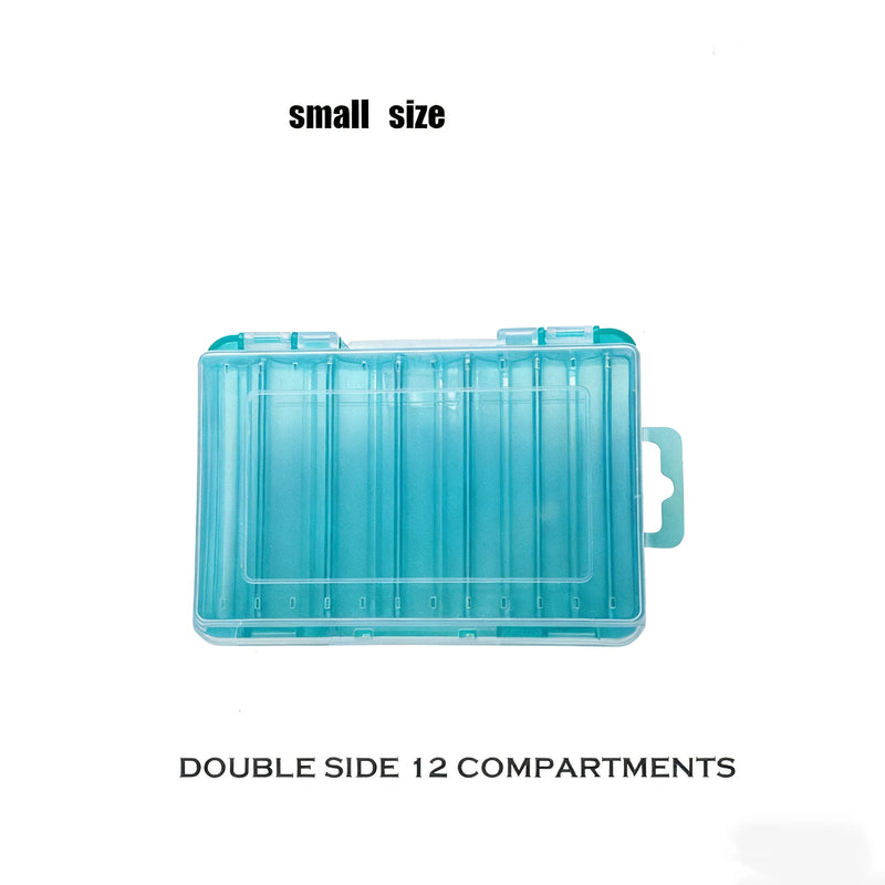 Load image into Gallery viewer, Fishing Tackle Boxes Double Layer Bait Container Portable Organizer Boxes Compartments Fishing Accessories Plastic Case

