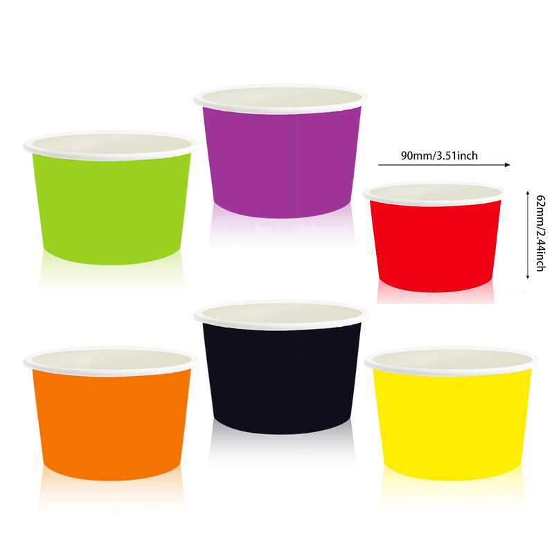 Load image into Gallery viewer, 6/12/24 Solid Color Paper Food Trays Disposable Food Boat Black White Blue Yellow Popcorn Box Baby Showe Birthday Party Supplies
