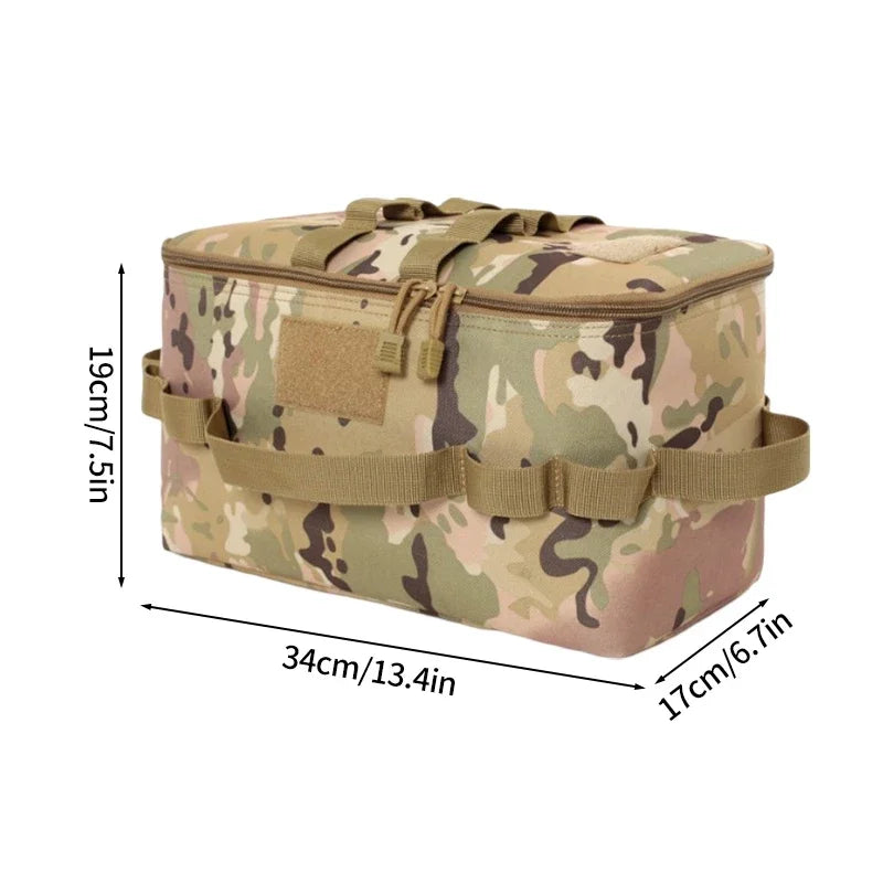 Load image into Gallery viewer, Camping Gas Tank Storage Bag Outdoor Large Capacity Ground Nail Tool Bags Picnic Cookware Utensils Organizer bags Мужская сумка
