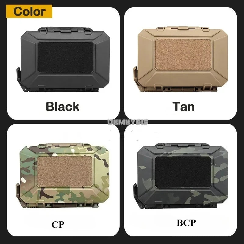 Load image into Gallery viewer, Tactical Equipments Storage Box  Waterproof Outdoor Hunting Gun Accessories Carry Case Lockable Molle Hard Shell Bag
