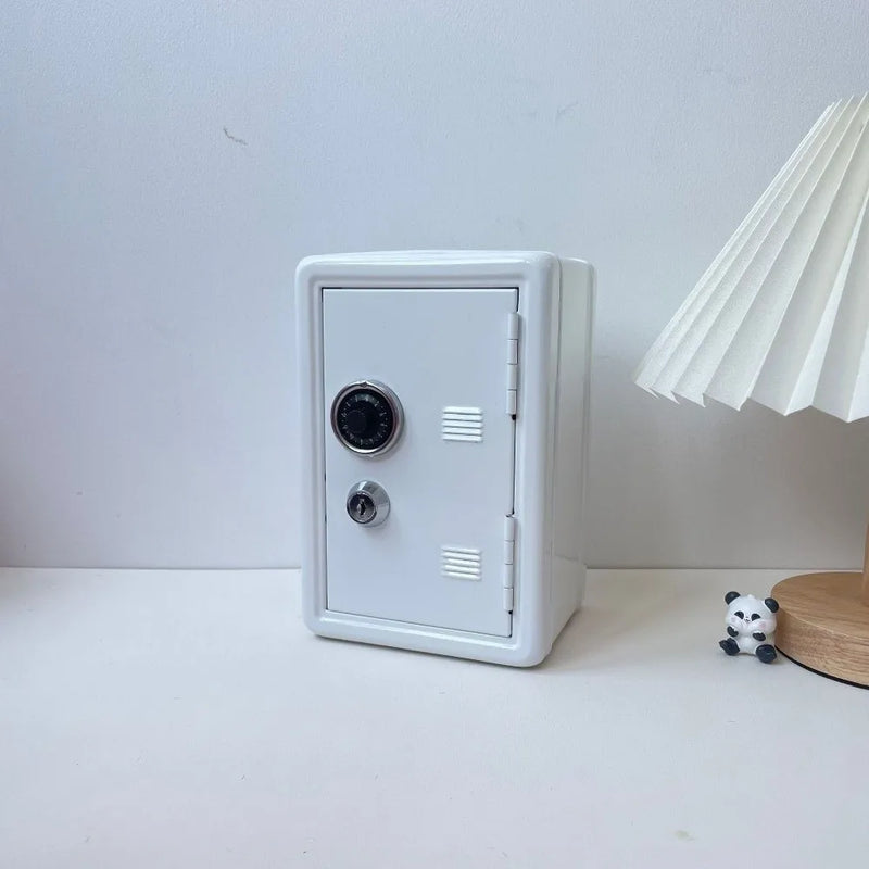Load image into Gallery viewer, Decorative Box Password Lock Mini Safe Box Anti-Theft Cabinet Piggy Bank Metal Money Storage Box Cash Savings
