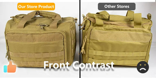 Shooting Range Bag Molle System Outdoor Hunting Accessory Nylon Tactical Gun Case Pack Pistol Tools Shoulder Bag Sniper Black