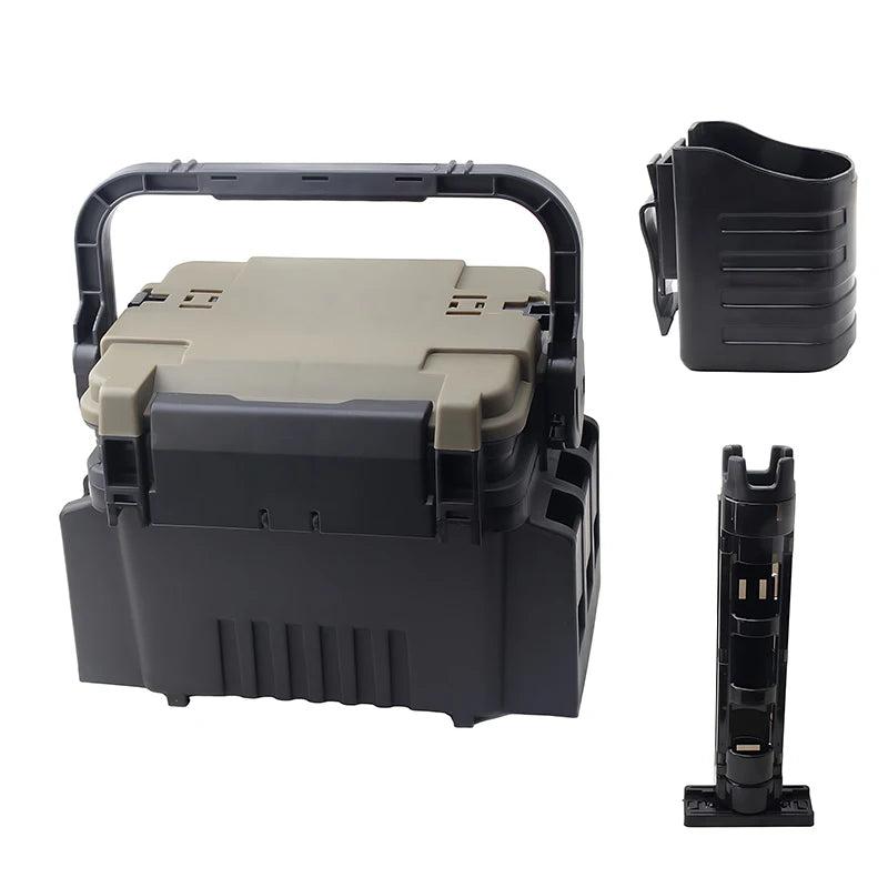 Load image into Gallery viewer, Large Fishing Box Organizer Multi-function Lure Live Fish Bucket Thickening Storage Box Fishing Accessories Tackle Box Pesca
