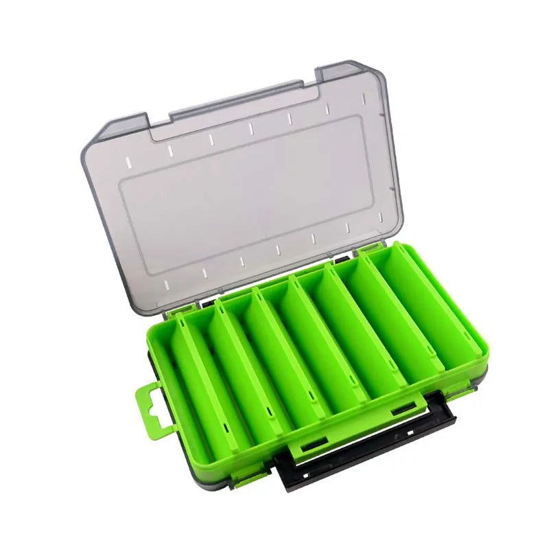 Load image into Gallery viewer, Fishing Tackle box 14 Compartments Fishing Accessories Lure Hook Storage Case Double Sided Fishing Tool organizer boxes
