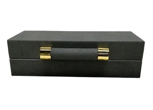 Load image into Gallery viewer, Leather Jewelry Box To Store European Style Wooden Frame Organizer Luxury Jewelry Box Empty No Grid Gift Boxes for Present
