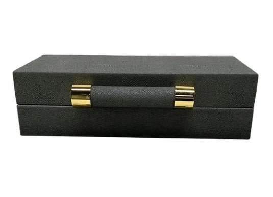 Leather Jewelry Box To Store European Style Wooden Frame Organizer Luxury Jewelry Box Empty No Grid Gift Boxes for Present