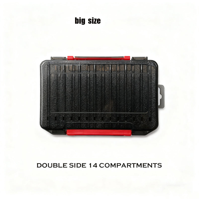 Load image into Gallery viewer, Fishing Tackle Boxes Double Layer Bait Container Portable Organizer Boxes Compartments Fishing Accessories Plastic Case
