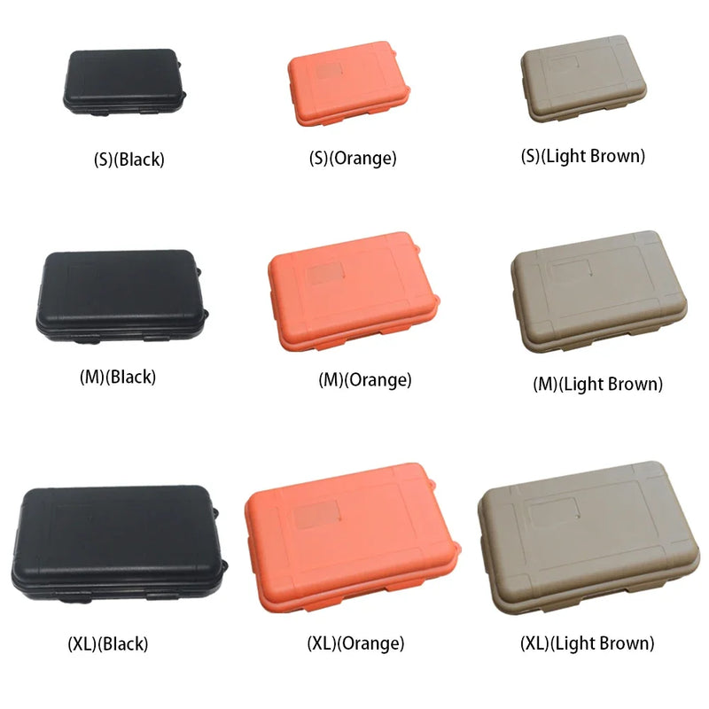 Load image into Gallery viewer, Outdoor Waterproof Survival Sealed Box Dustproof Shockproof Plastic EDC Tools Storage Container Case Fishing Tackle Tools Boxes
