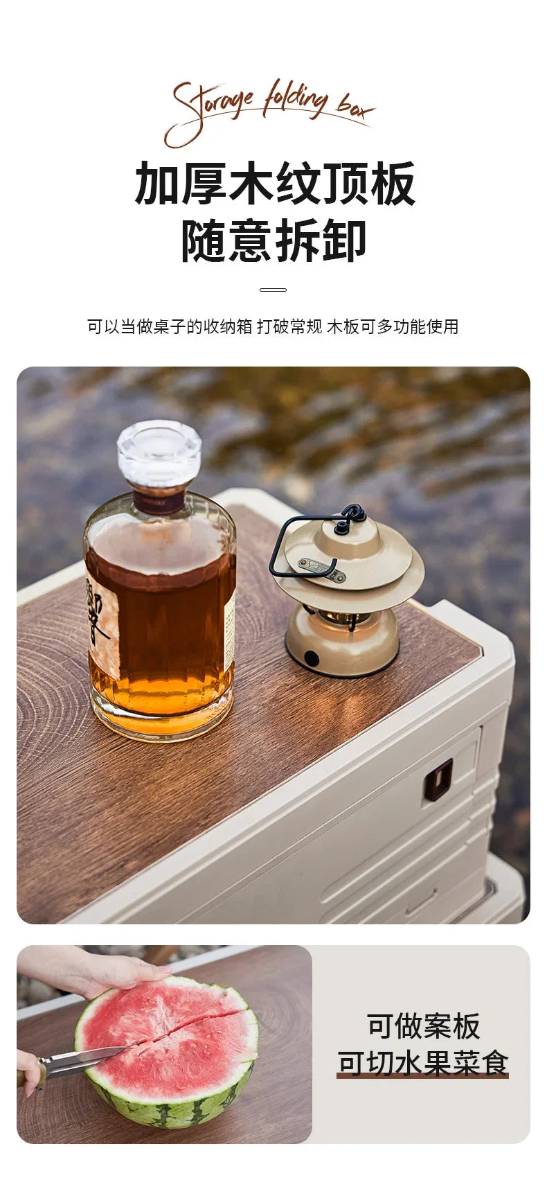 Load image into Gallery viewer, Car Storage Bin Outdoor Camping Foldable Storage Box Large Capacity with Lid Toys Books Food Sundries Organizer Storage Box

