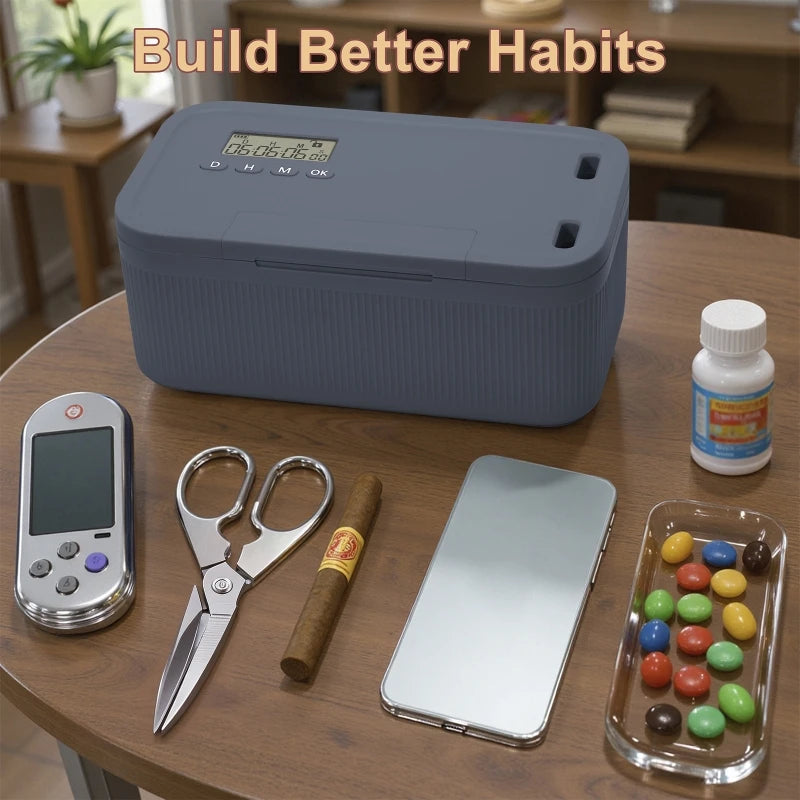 Load image into Gallery viewer, Timer Lock Boxes Electronic Lockable Container Self-Discipline Phone Lock Boxes Medicine Box Personal Items Files Safe Storage

