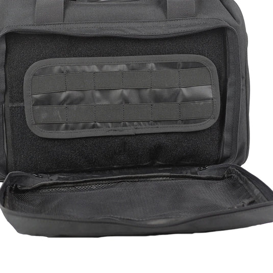 Shooting Range Bag Molle System Outdoor Hunting Accessory Nylon Tactical Gun Case Pack Pistol Tools Shoulder Bag Sniper Black