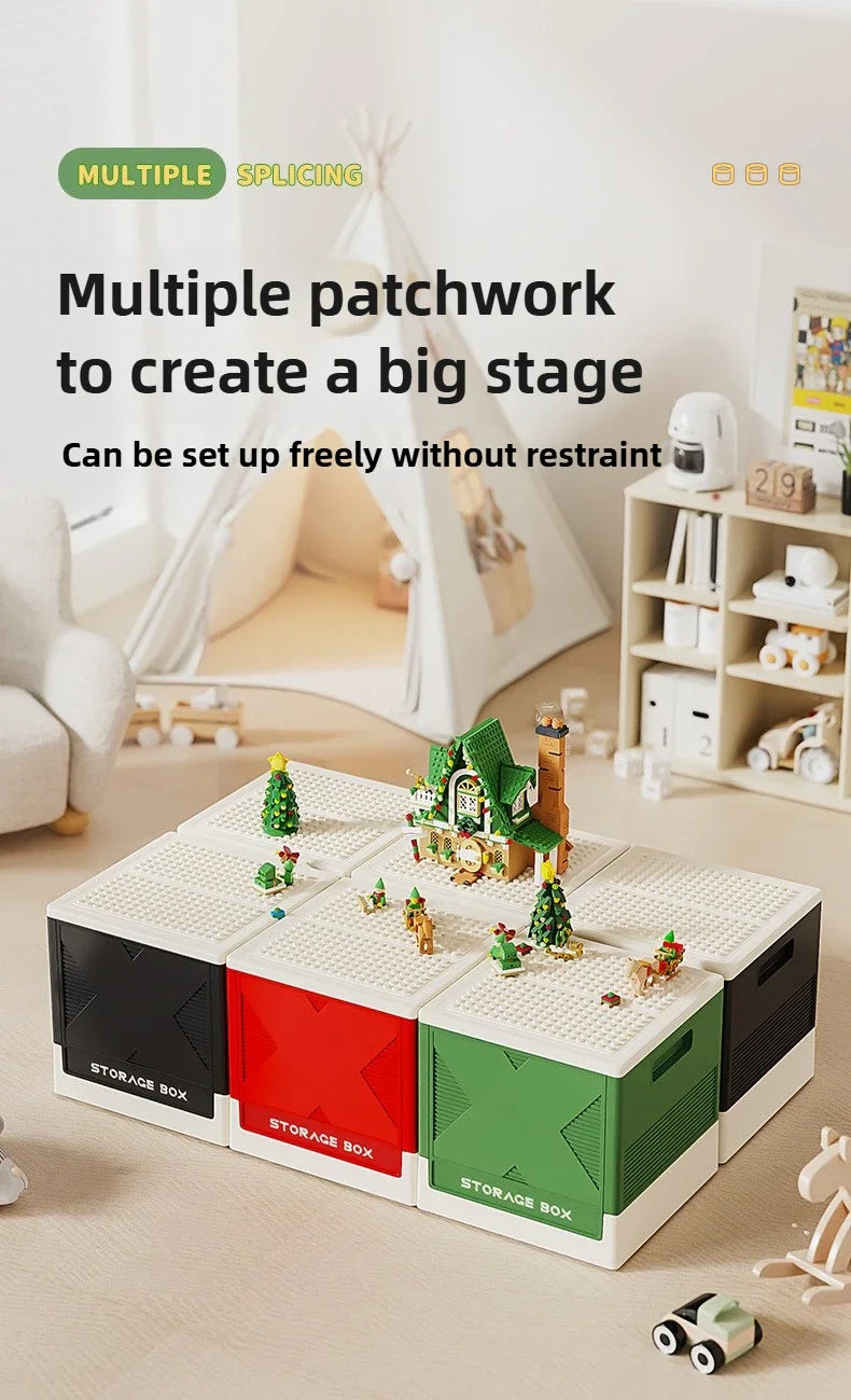 Load image into Gallery viewer, Household Goods Household Large Capacity Storage Box,  Storage Box, Building Block Storage Box, Children's Toy Storage Box
