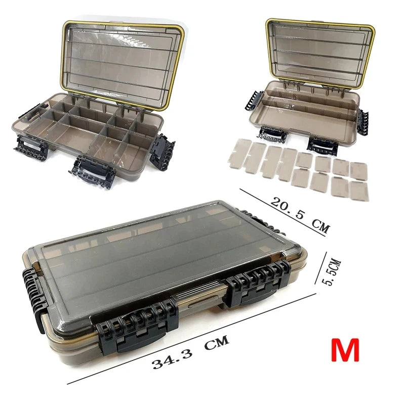 Load image into Gallery viewer, Waterproof Fishing Tackle Box
