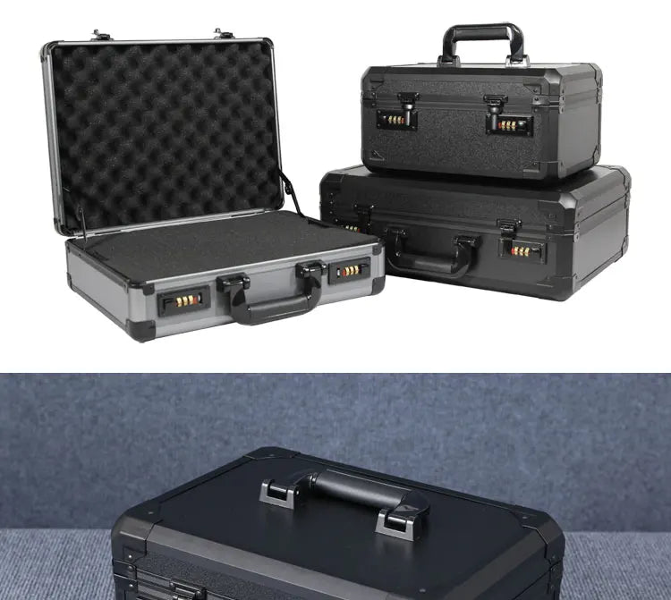 Load image into Gallery viewer, Handheld Tool Box Equipment Safety Protection Boxes File Instrument Storage Password Box Portable Hardware Tool Organizer Boxes
