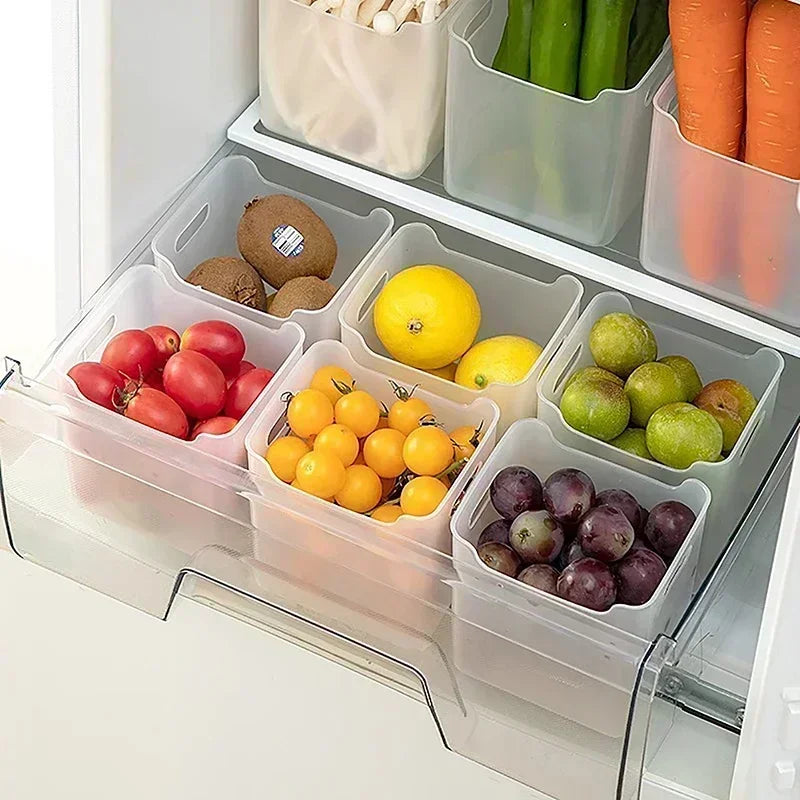 Load image into Gallery viewer, Refrigerator Storage Boxes Food Fresh Organizer Cold Storage Crisper Fruit Spice Food Container Boxes Home Kitchen Boxes
