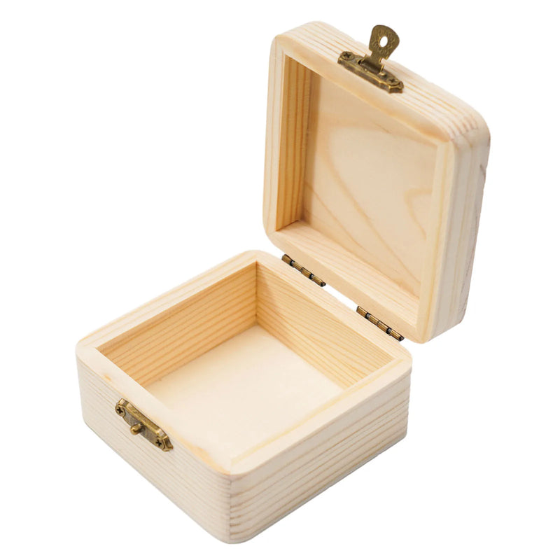 Load image into Gallery viewer, Wooden Storage Box Plain Wood With Lid Multifunction Square Hinged Crafts Gifts Boxes For Home Supply Storages Decoration

