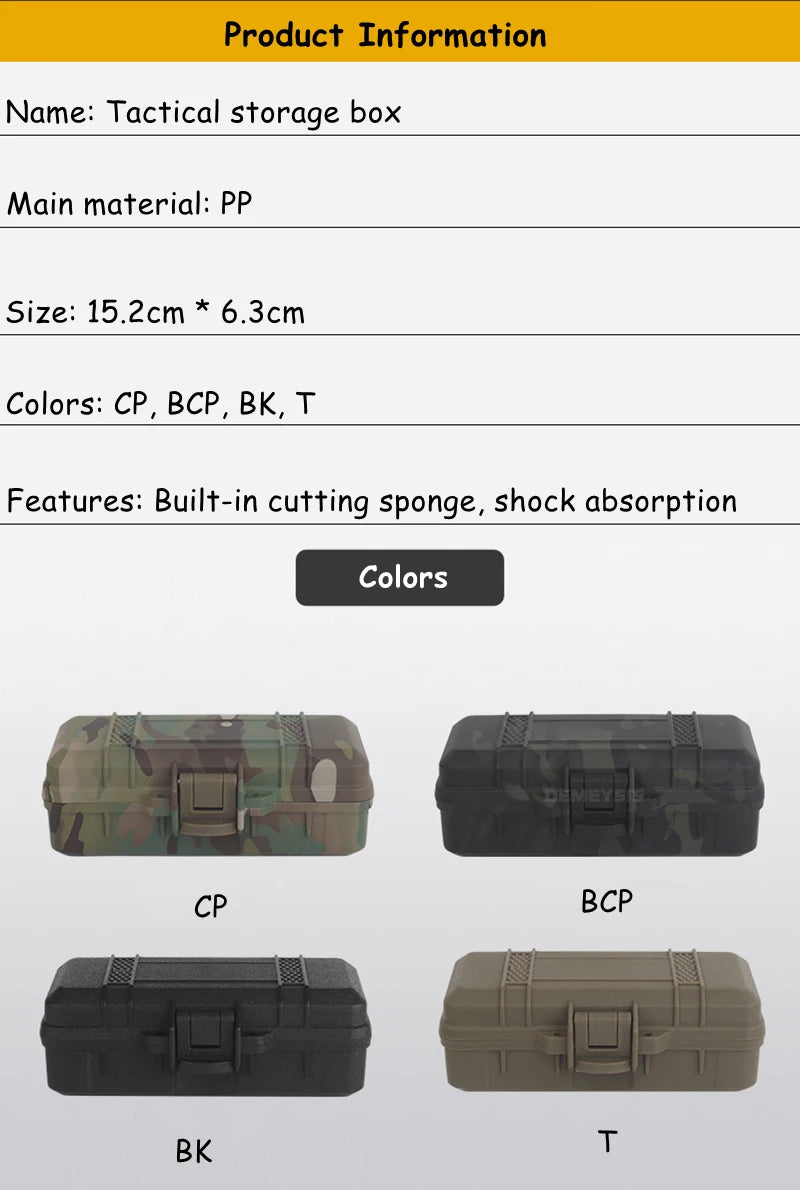 Load image into Gallery viewer, Tactical Flashlight Storage Box Dustproof with Padded Hunting Shooting Toolbox Suitcase Lockable Safety Accessories Case
